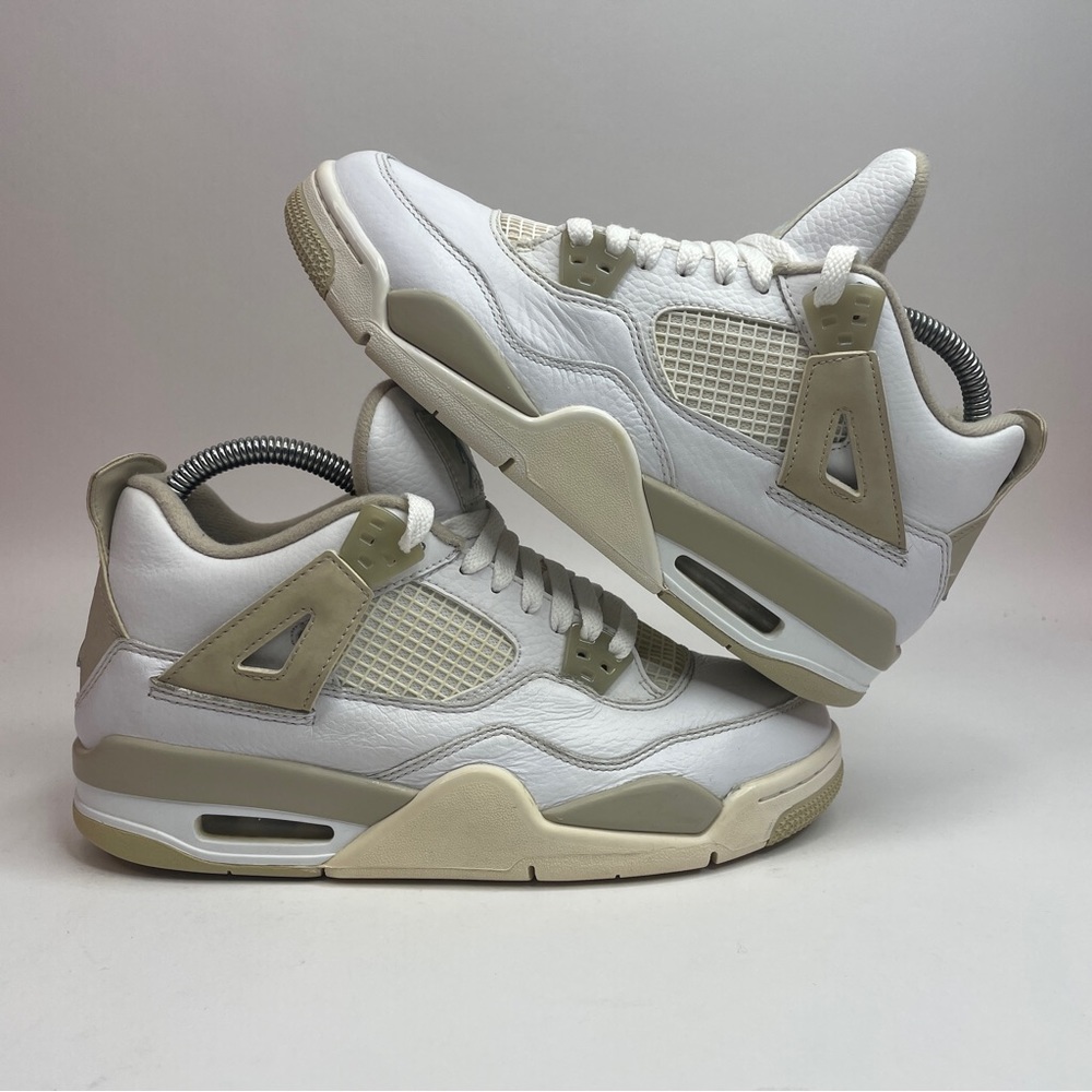 Nike Air Jordan 4 Retro BG “Linen” 2023 - Picture 1 of 8